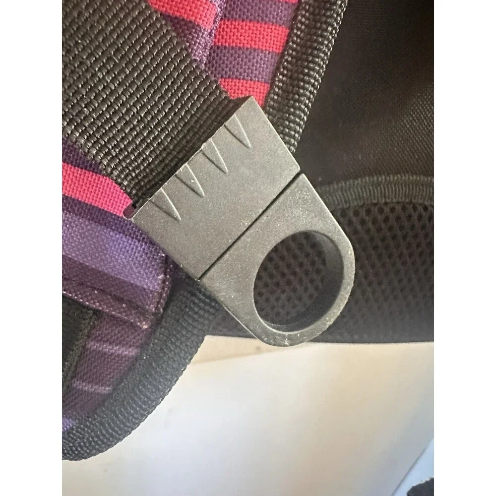 Hurley Copy Backpack Pink Striped Exclusive Compartment Laptop Casual Bag